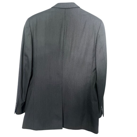Jones New York Classic Mens Wool Suit Tailored For Foleys Gray Professional - Picture 2 of 12